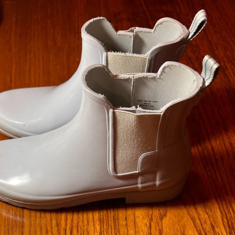 Hunter Rain ankle boots  grey size 8